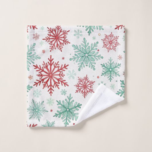 Hiver initial personnalisé (Gant de toilette)