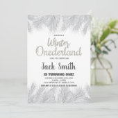 Hiver Invitations ONEderland Parties scintillant d (Debout devant)