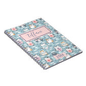 Hiver Kitty Cats Carnet photo spirale (Côté Droit)