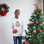 Hiver Kookaburra voeux, personnalisé