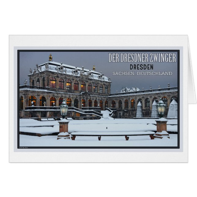 Hiver LS de Dresde - de palais de Zwinger (Devant horizontal)