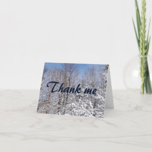 Hiver Merci Cartes pour notes