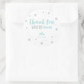 Hiver, Merci neige beaucoup autocollant (Sac)