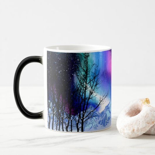 Hiver Merveilles Magique Mug (Avec donut)