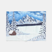 Hiver Merveilleuse scène polaire couverture (Devant (Horizontal))