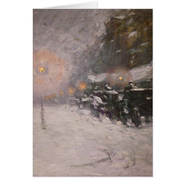 Hiver, minuit - Childe Hassam (Devant)