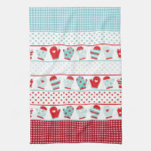 Hiver Mittens Microfibre Serviette de cuisine (Vertical)