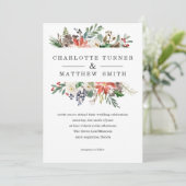 Hiver mystique | FAIRE-PART DE MARIAGE (Debout devant)