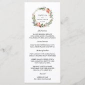 Hiver mystique | Menu mariage (Devant)