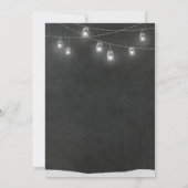 hiver noël lier le noeud eloping invitation (Dos)