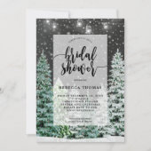 hiver noël neige nuptiale invitation (Devant)