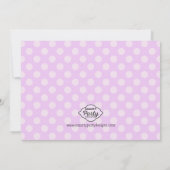 Hiver ONE derland Girls First Birthday Invitation (Dos)