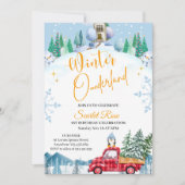 hiver onederland 1er anniversaire invitations (Devant)