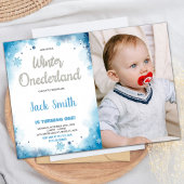 hiver onederland 1er anniversaire invitations w Ph