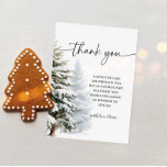 Hiver Onederland Anniversaire Carte de remerciemen<br><div class="desc">A Winter Onederland Birthday Carte de remerciements est une façon réfléchie d'express votre gratitude aux amis et à la famille qui ont célébré le premier anniversaire de votre enfant dans un thème hivernal de pays des merveilles. Cette carte comporte généralement des éléments associés à l'hiver et aux premiers anniversaires, tels...</div>