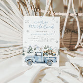 Hiver Onederland First Birthday Invitation