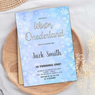 Hiver ONEderland Invitations Parties scintillant a