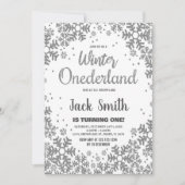 Hiver ONEderland Invitations Parties scintillant a (Devant)