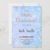 Hiver ONEderland Invitations Parties scintillant a (Devant)