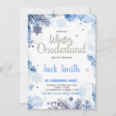 Hiver ONEderland Invitations Parties scintillant d (Devant)