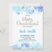 Hiver ONEderland Invitations Parties scintillant n (Devant)
