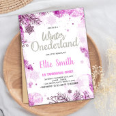 Hiver ONEderland Invitations Parties scintillant n