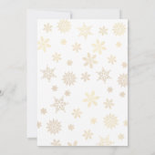 Hiver ONEderland Première Invitation anniversaire (Dos)