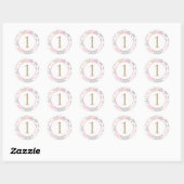 Hiver ONEderland Snowflake un autocollant (Feuille)