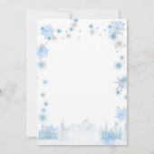 Hiver Ours Sexe Révéler Invitation (Dos)