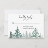 Hiver Pins Rustiques Lanterne Botanique RSVP (Devant)