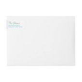 Hiver Princess Party Retourner l'adresse Étiquette (Devant)