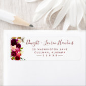 Hiver profond | Étiquette d'adresse de retour (En situation)