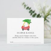 Hiver Red Voiture Déchets Raffin carte d'insertion (Debout devant)