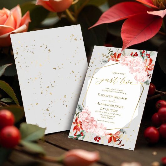 Hiver Rien De Fancy Just Love Mariage Invitations