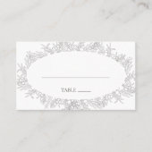 Hiver rustique | Carte Mariage Gray Flat (Devant)