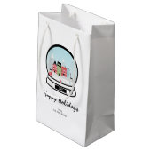 Hiver Sac cadeau Globe neige (Dos Angle)