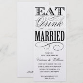 HIVER SHIMMER EDITION| FAIRE-PART DE MARIAGE (Devant / Derrière)