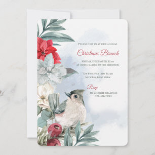 Hiver Snowbird Holiday Brunch Invitation