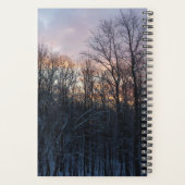 Hiver Sunrise I Pastel Paysage naturel (Dos)
