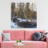 Hiver sur toile étirée de Chester Creek (Insitu(Salon))