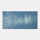 Hiver Treescape Snowy Abstrait Art Desk Area Mat (Recto)