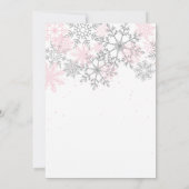 Hiver UN derland anniversaire Invitation (Dos)