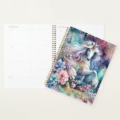 Hiver Unicorne Magique Scène 4 Planificateur (Devant avec enveloppe)