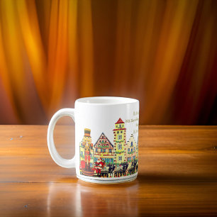 Hiver Village Casse-noix Coffret Mug