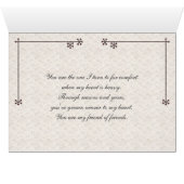 Hiver vintage floral (Intérieur Horizontal (Bas))