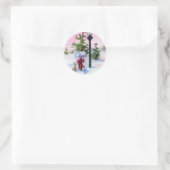 Hiver Wonderland autocollant (Sac)