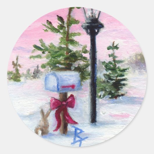 Hiver Wonderland autocollant (Devant)