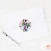 Hiver Wonderland autocollant (Enveloppe)