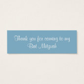 Hiver Wonderland Bat mitzvah Favoriser Balise 2 (Dos)