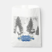 Hiver Wonderland Favoriser les sacs - Bleu (Devant)